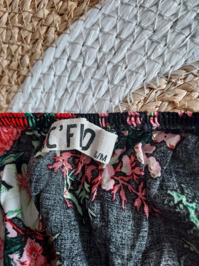 Superbe robe longue en viscose motif fleuri - photo numéro 4