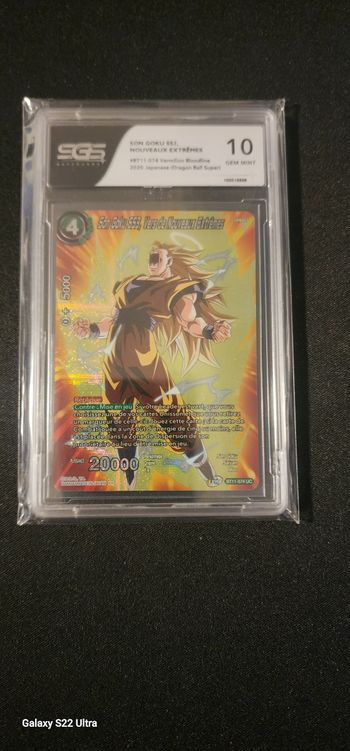 Carte dragon ball card game grader