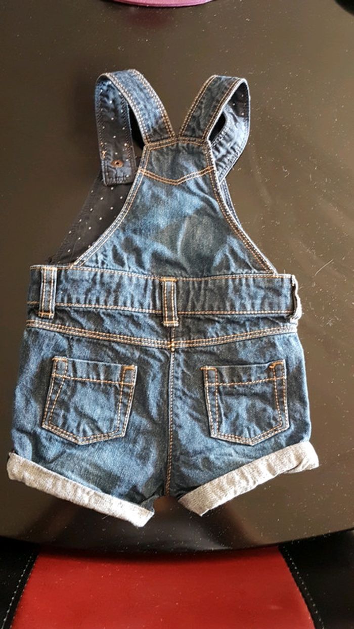 Ensemble salopette + t shirt 9 mois - photo numéro 3