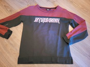 Sweat noir et bordeaux Liberto 12 ans