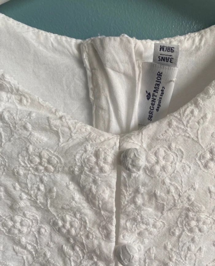 Robe blanche de cérémonie pour mariage ou baptême - photo numéro 2