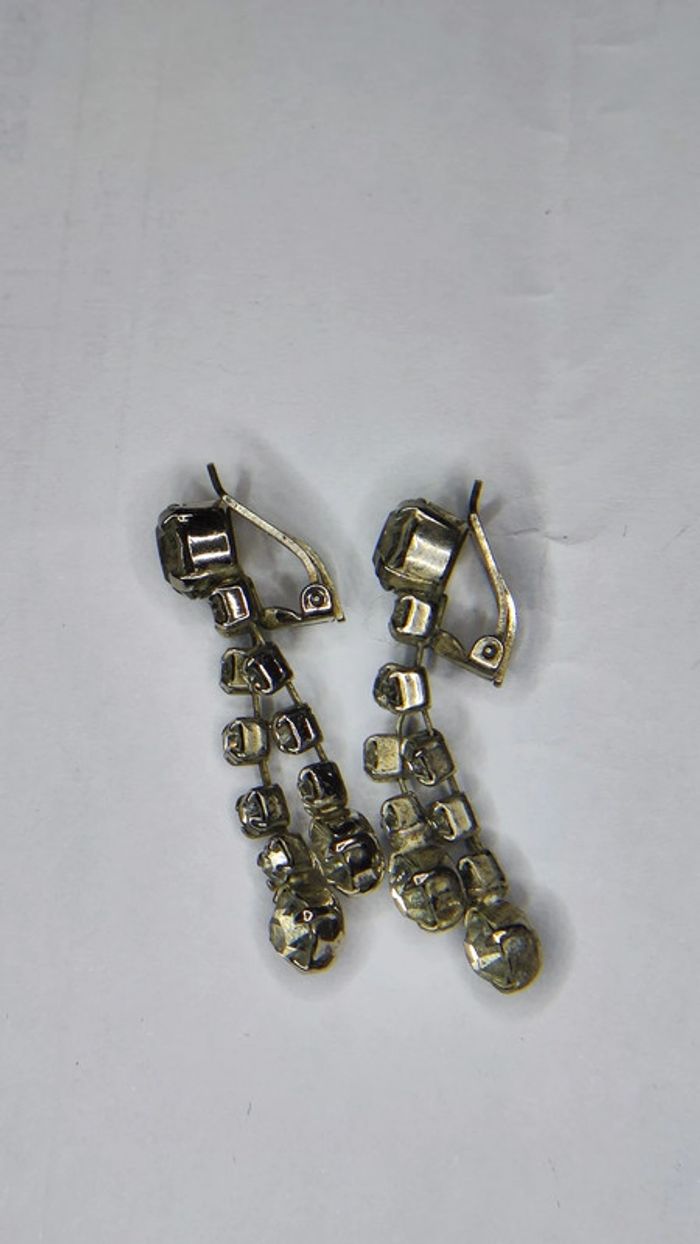 Clips d'oreilles strass - photo numéro 5