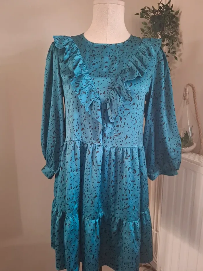 Robe zara motif tachetée T36