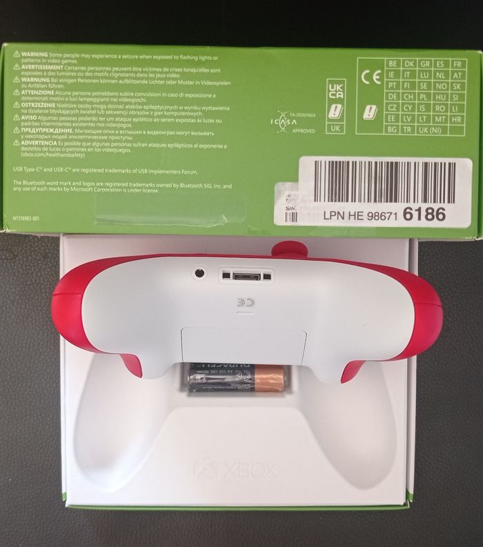 😍manette Xbox red pulse pour séries xs one sx pc new packaging - photo numéro 5