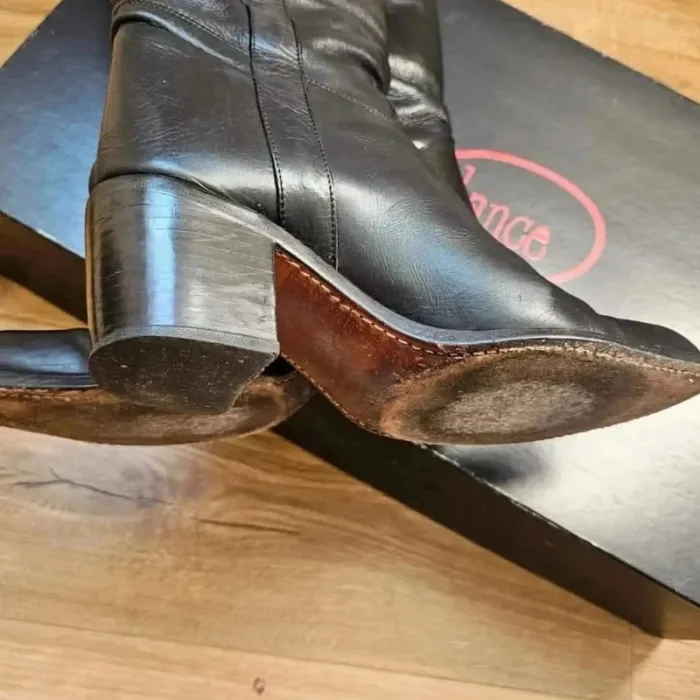Bottes vintage Free Lance noir 39 - photo numéro 5