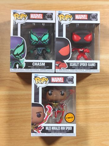Lot 3 Funko Pop! Marvel : Spider-Verse Comics (Dont CHASE !)