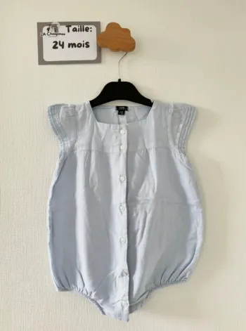 Barboteuse bleu - taille 24 mois 🌸