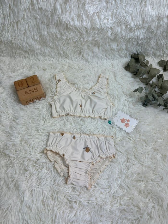 Maillot de bain 2 pièces Konges Slojd taille 2 ans