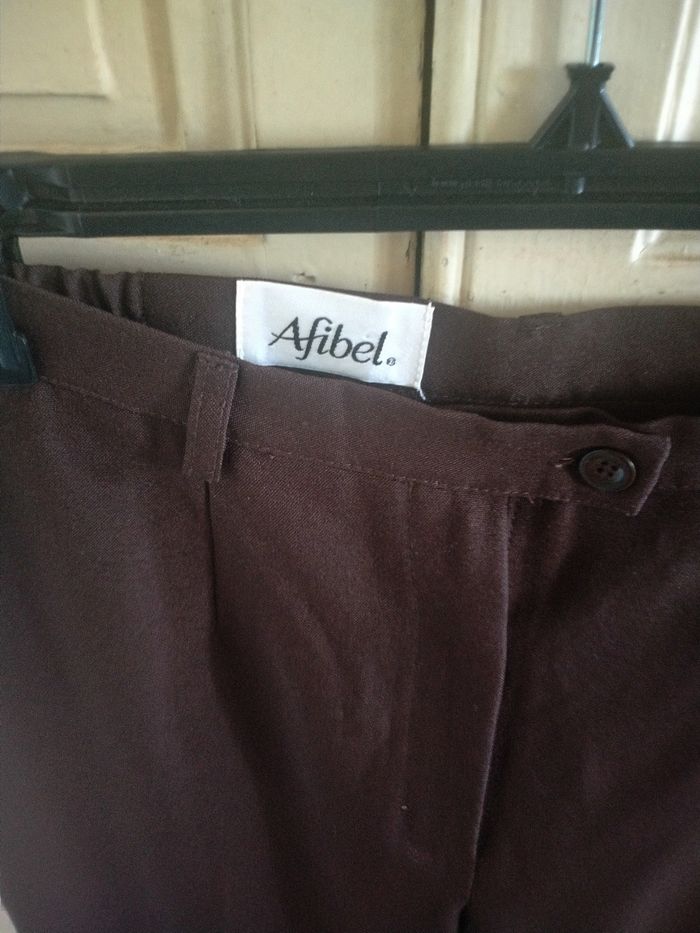 Pantalon marron femme/ taille 44/ tres bon état - photo numéro 3