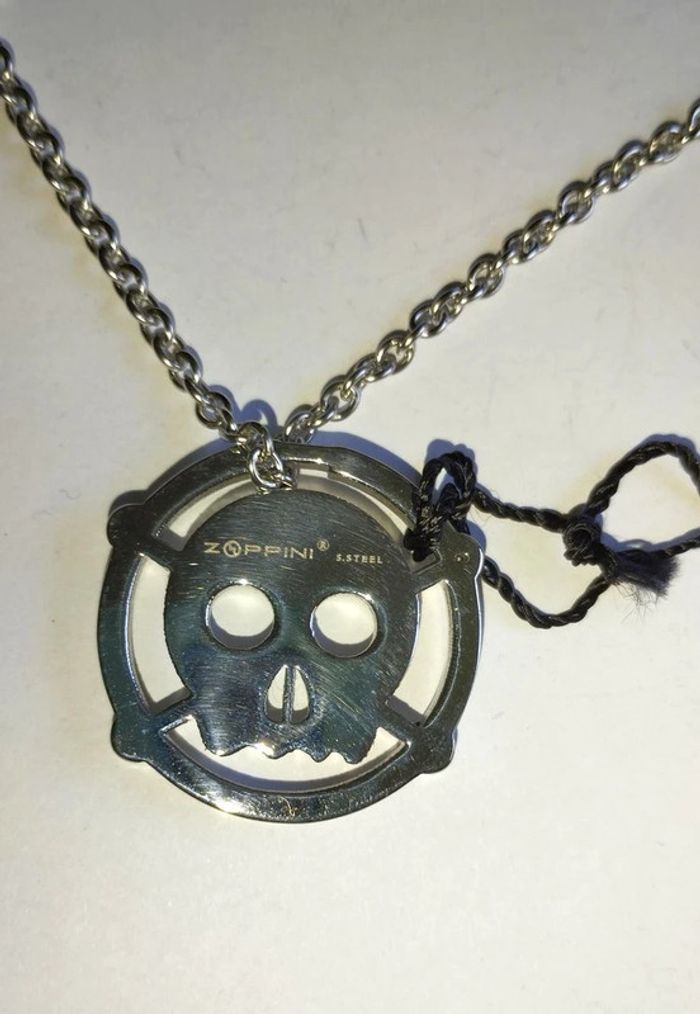 Collier tête de mort Zoppini neuf - photo numéro 5
