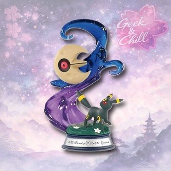 Figurine Re-Ment Pokémon - Swing Vignette 4 - Séléroc Noctali