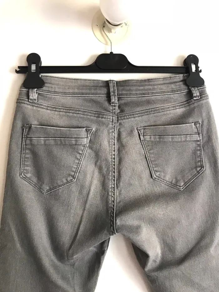 Jean slim gris Tex taille 36 - photo numéro 8