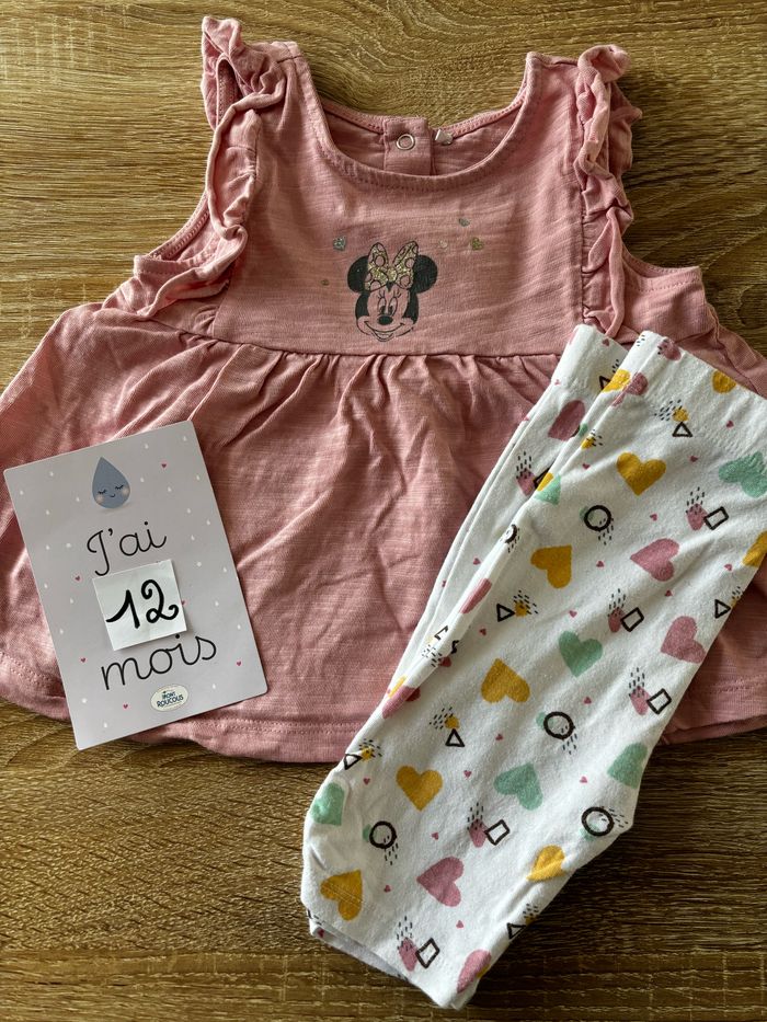 Ensemble tunique legging Minnie DISNEY t.12m