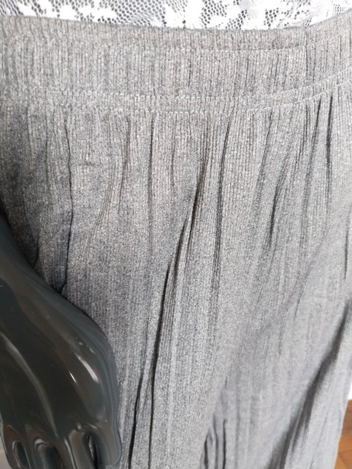 Pantalon plissé jambes larges femme marque parisienne taille 36 38 40 42 44 46 - photo numéro 5
