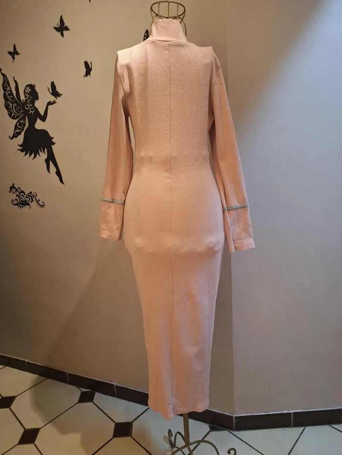 Robe en coton rose - Made in italy - photo numéro 3