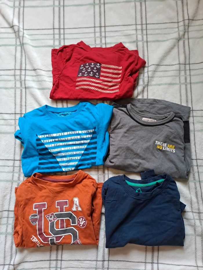 Lot de 5 tee shirts manches longues