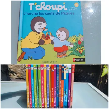 Livre T'choupi : à lire et à écouter, tome 35 🐣 T'choupi cherche les oeufs de Pâques 🐣 81