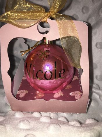 Boule de Noël personnalisé