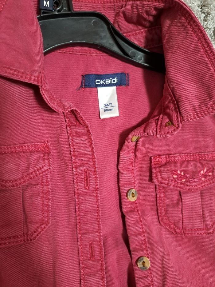 Robe chemise manches longs - photo numéro 2