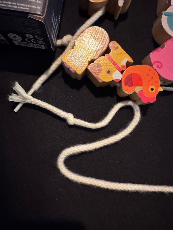 Perles en bois à enfiler la ferme Janod - photo numéro 4