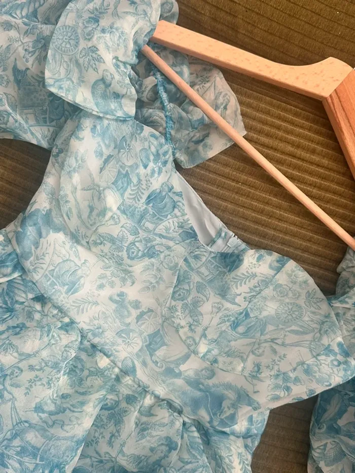 Maxi robe longue bleu AliExpress - photo numéro 2