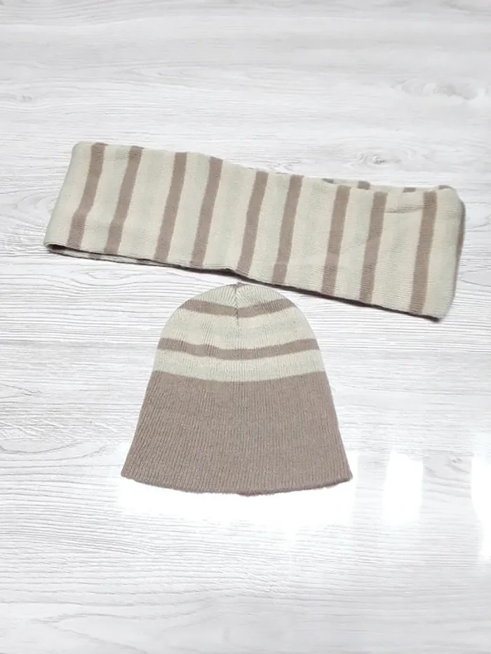 Ensemble bonnet écharpe