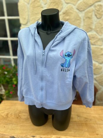 Veste sweat Disney stich Primark XL 42 taille capuche