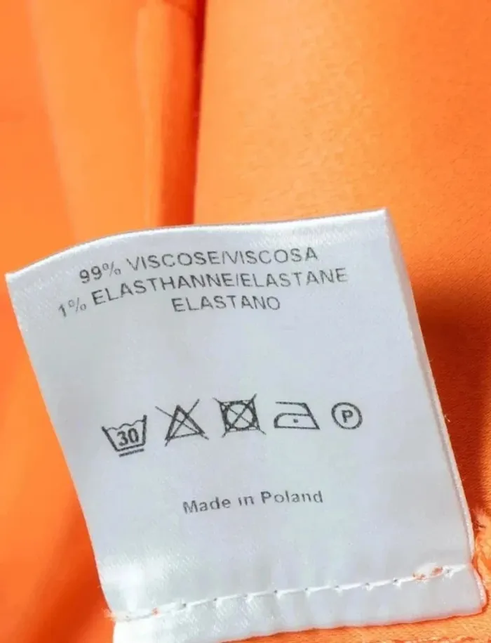 Robe orange Sandro Paris – dos ouvert, taille 36 - photo numéro 10