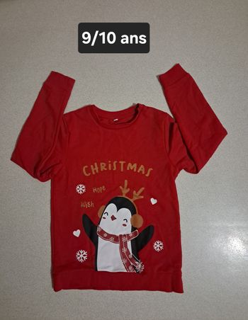 Sweat de Noël 9/10 ans