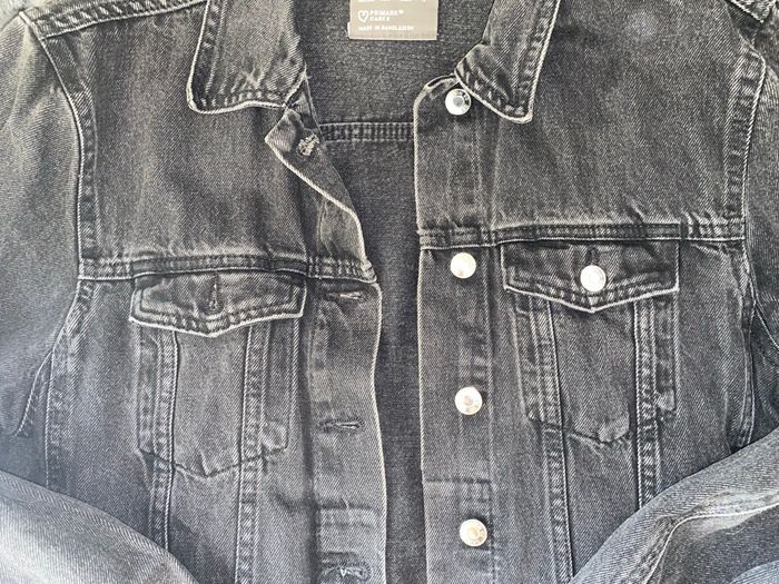 Veste en jean noir - photo numéro 5