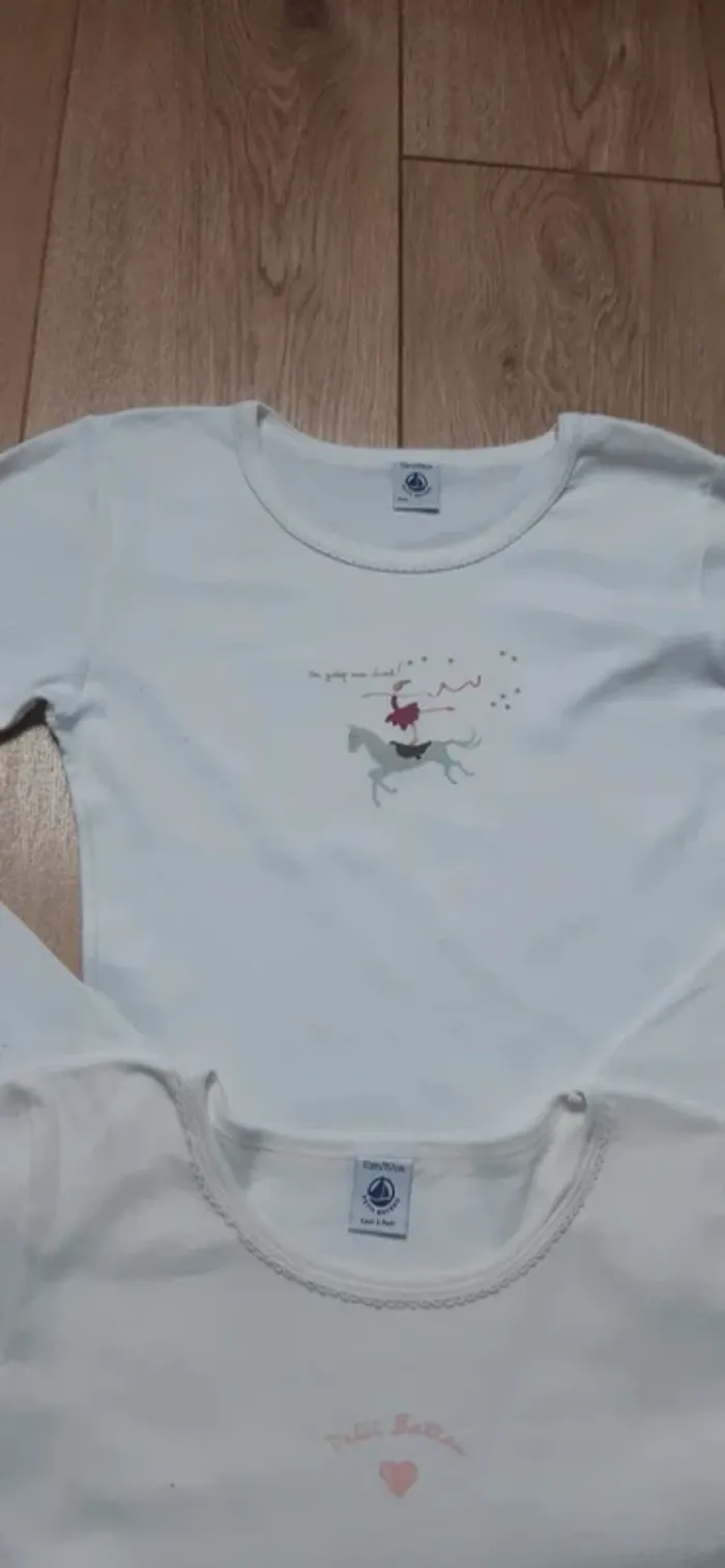 Lot de 3 hauts ML "petit bateau" 12 ans en très bon état - photo numéro 2