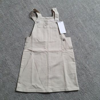 Name It - Robe salopette enfant/  beige 8 ans- 128 cm