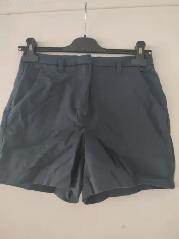 Short habillé bleu
