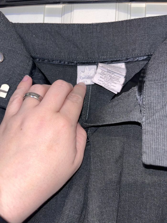 Short taille haute a carreaux gris Camaïeu 36 - photo numéro 5