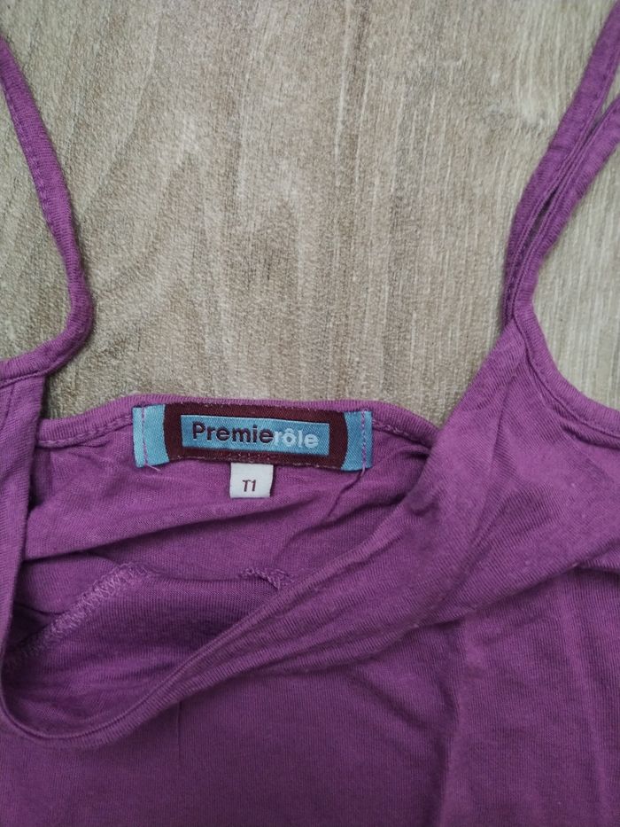 Débardeur violet - photo numéro 2