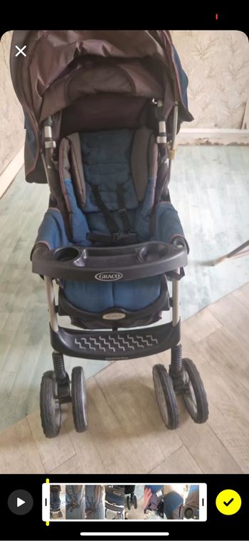 Poussette avec cosy et isofix