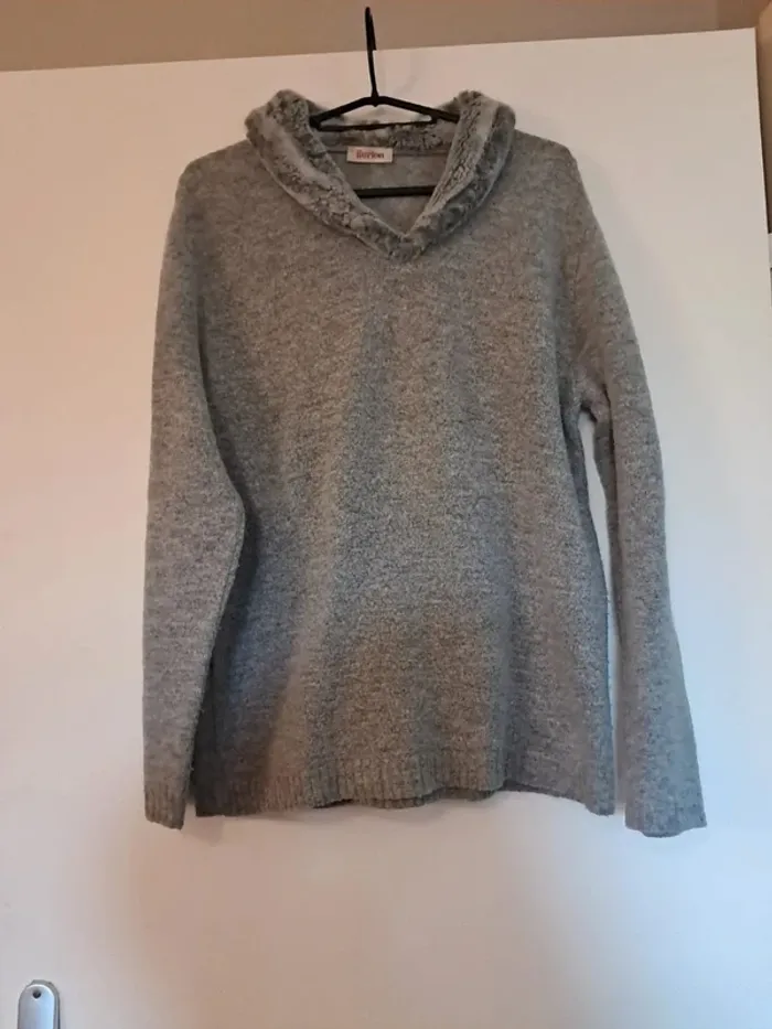 Pull gris Burton taille L