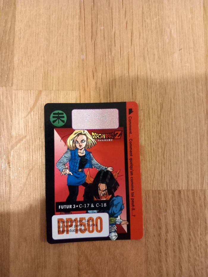Carte Dragon Ball Z Création