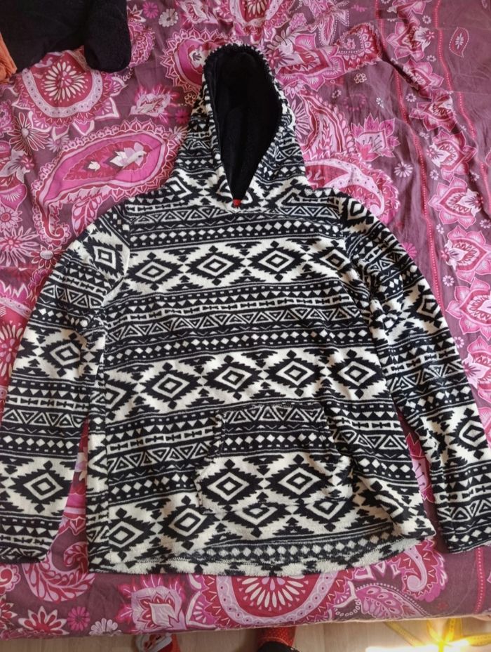 Ensemble pyjama d'hiver confortable doux chaud tenue d'intérieur - photo numéro 3