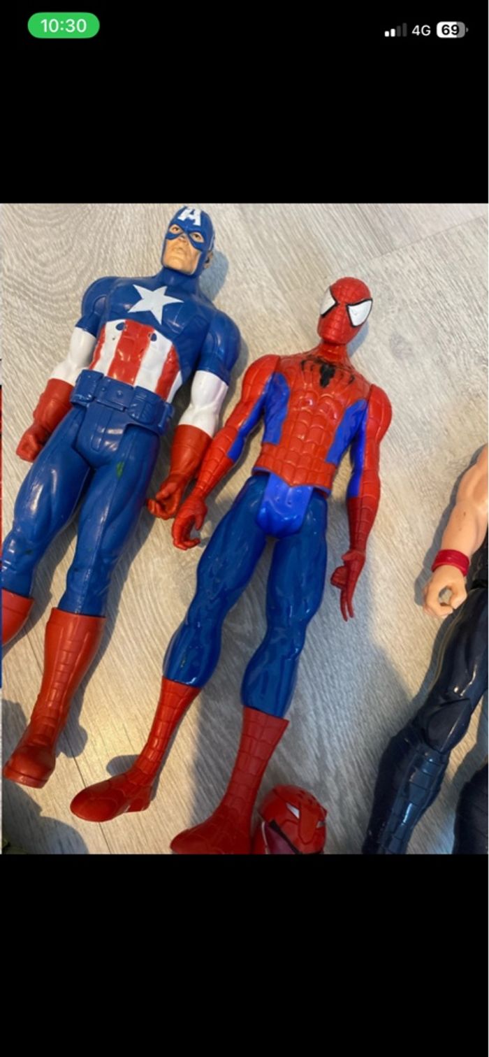 Lot de grandes figurines / bonhommes avengers - photo numéro 2