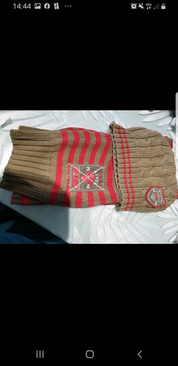 Ensemble bonnet et écharpe orchestra 54 cm