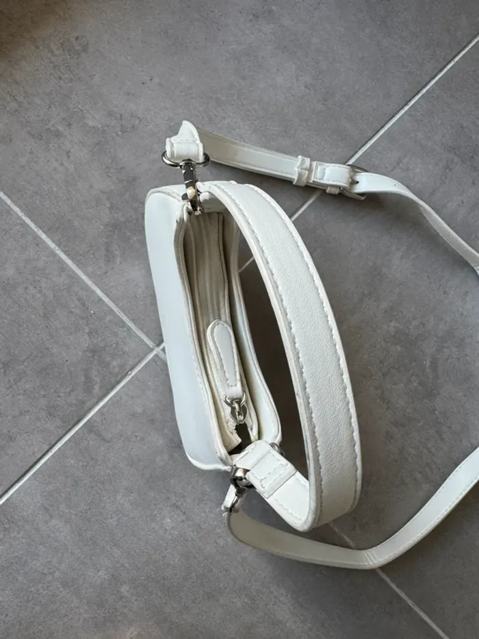 Petit sac à main / bandoulière blanc Pimkie - photo numéro 3