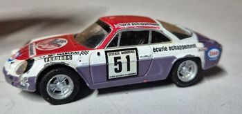 Éligor Alpine Renault A110 1/43 écurie échappement n°51 Chamonix