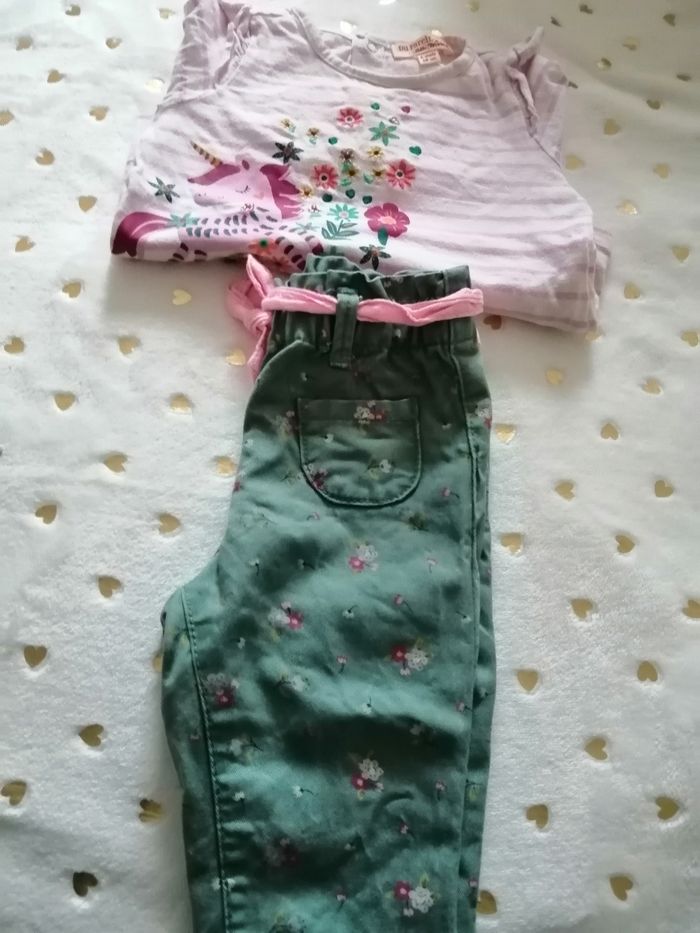 Ensemble bébé fille 6 mois dpam - photo numéro 2