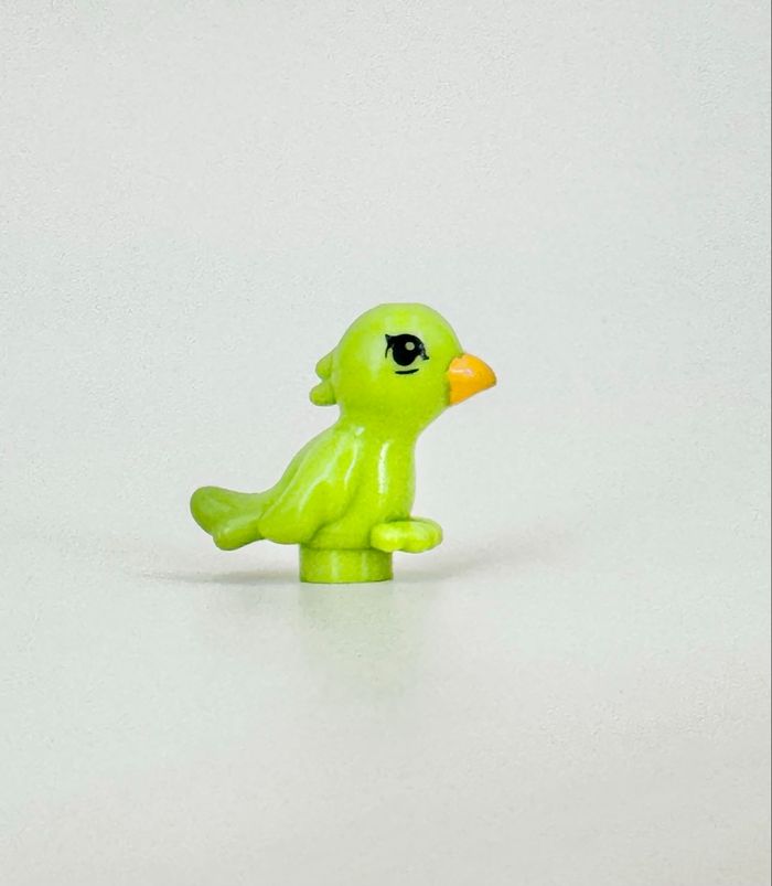 Lego Animaux Friends : Oiseau Vert Lime au bec orange - NEUF - photo numéro 6