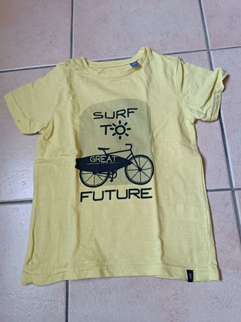 Tee shirt jaune Okaïdi 6 ans
