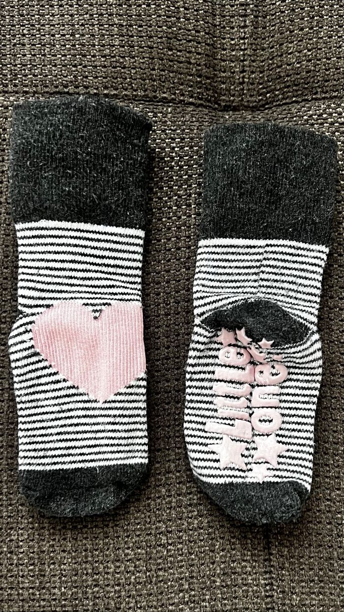 Chaussettes d'hiver antidérapantes 12-18 mois - photo numéro 5