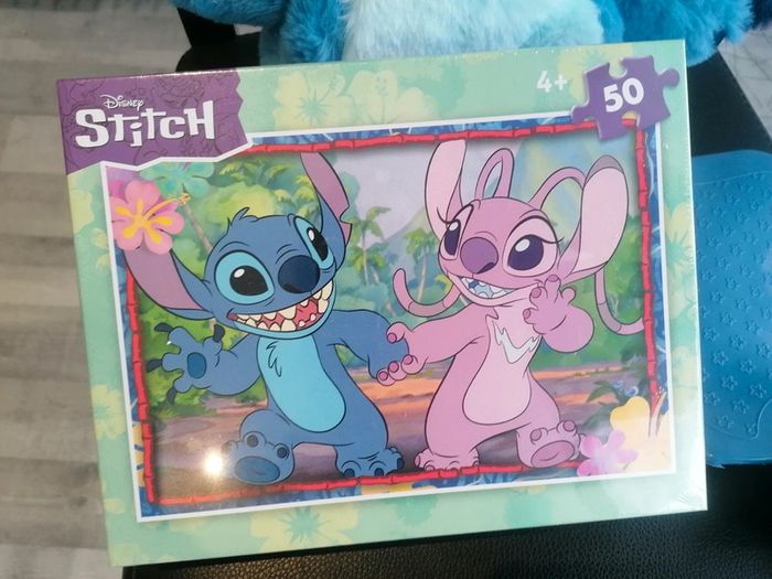 Ensemble peluche bouillotte Stitch et puzzle Stitch Angel 🧩 - photo numéro 3