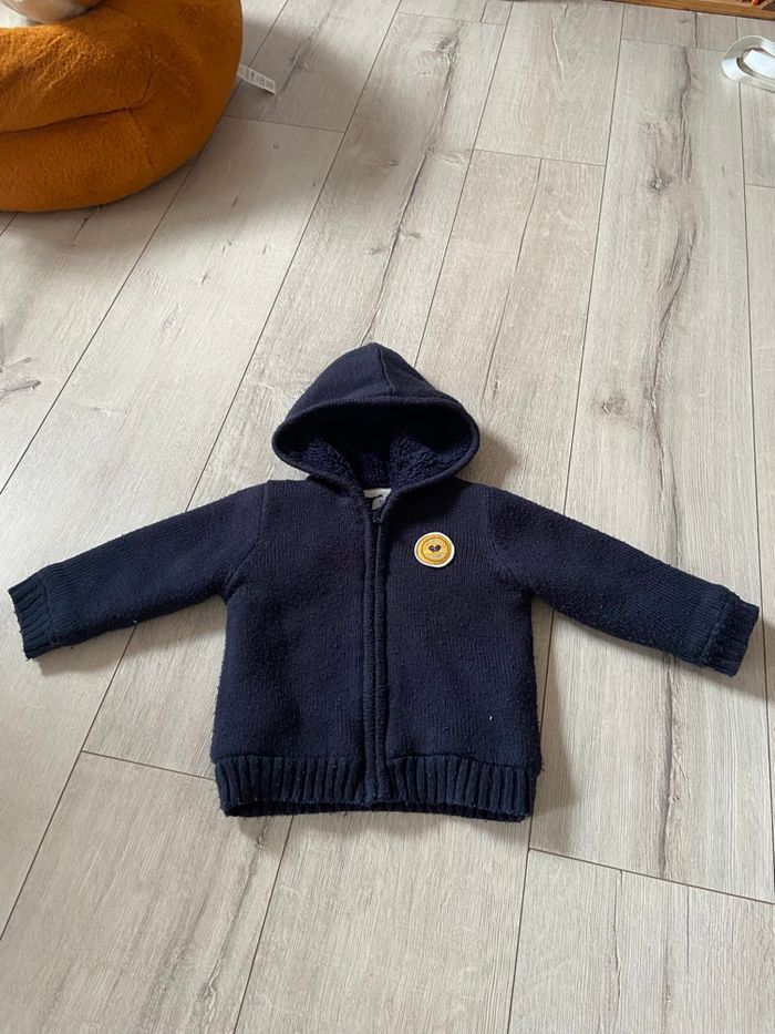 Gilet polaire bleu marine - photo numéro 3