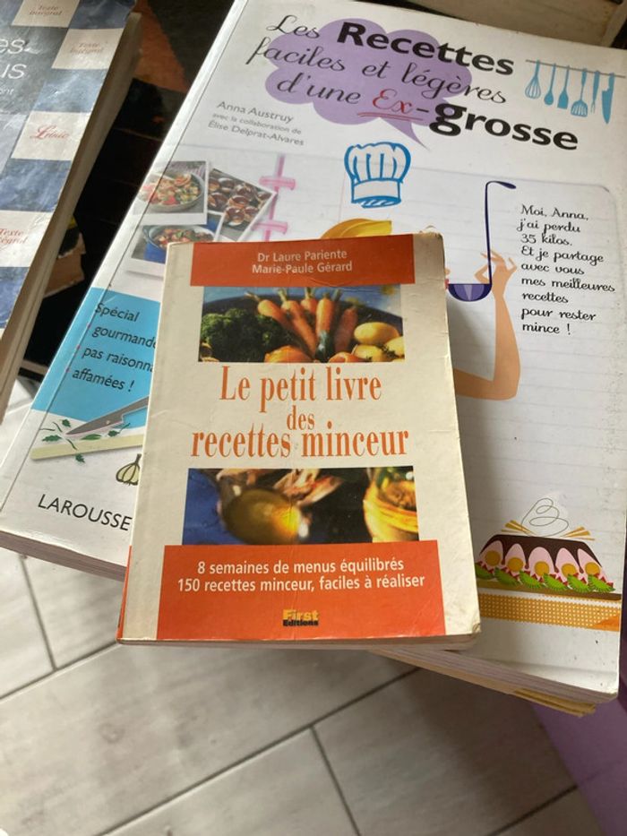 Lot 6 livres recettes minceur